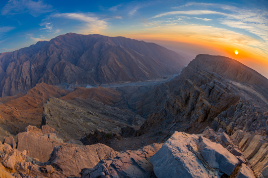 Ras al Khaimah höchster Berg der VAE